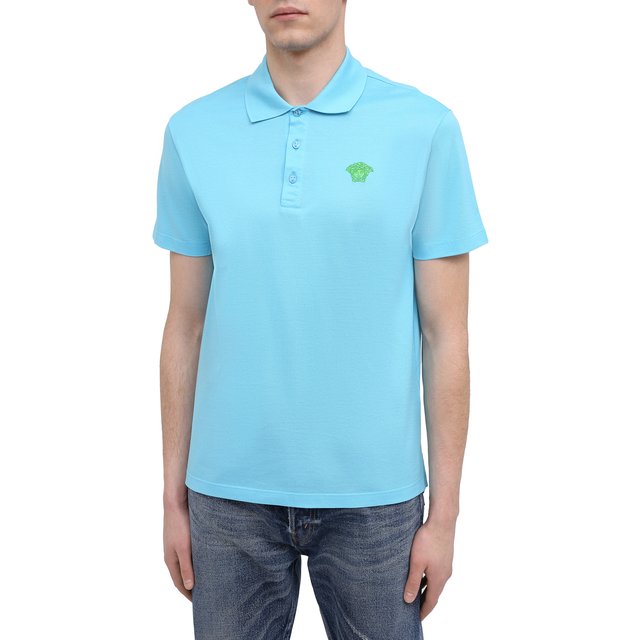 фото Хлопковое поло versace