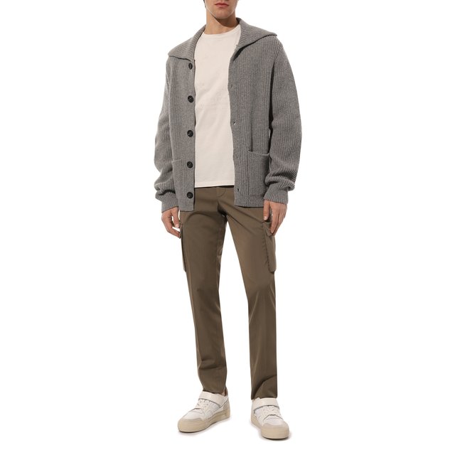 фото Хлопковая футболка maison margiela