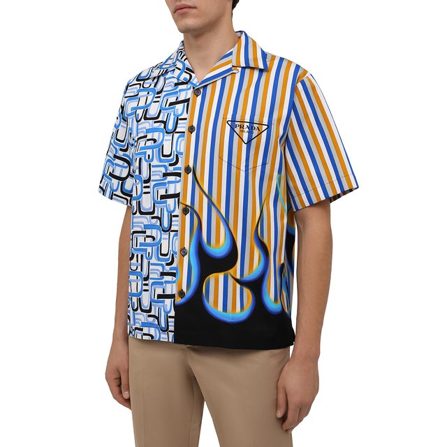 фото Хлопковая рубашка prada