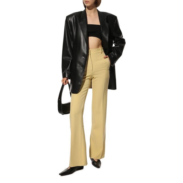 фото Кожаные балетки almond bottega veneta