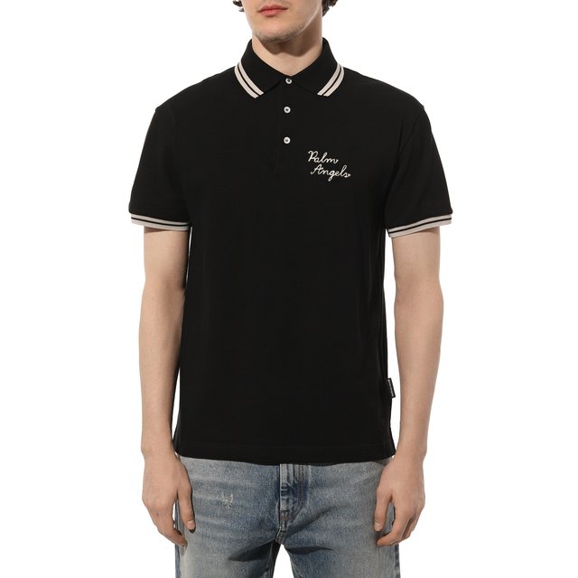 фото Хлопковое поло palm angels