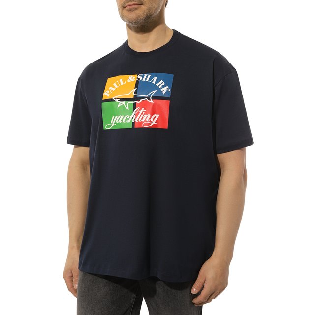фото Хлопковая футболка paul&shark