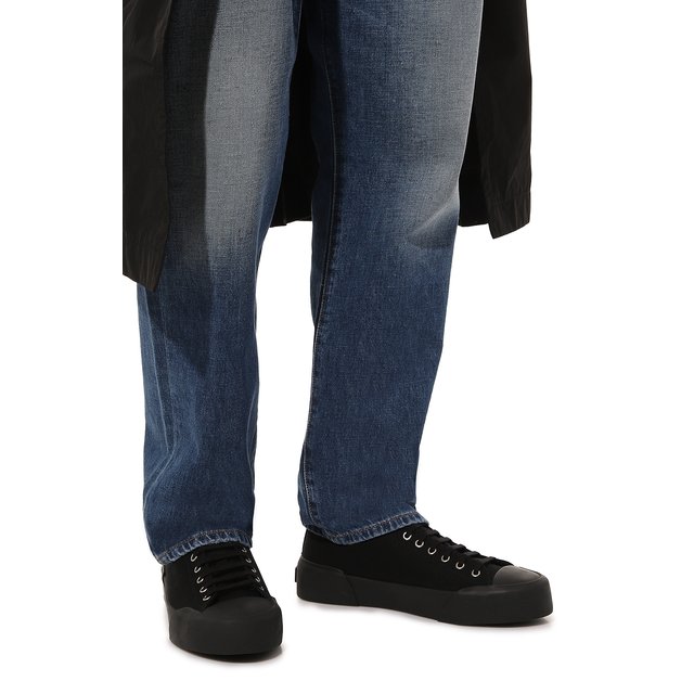 фото Текстильные кеды jil sander