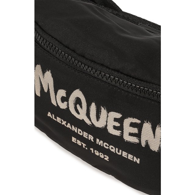 фото Текстильная поясная сумка alexander mcqueen
