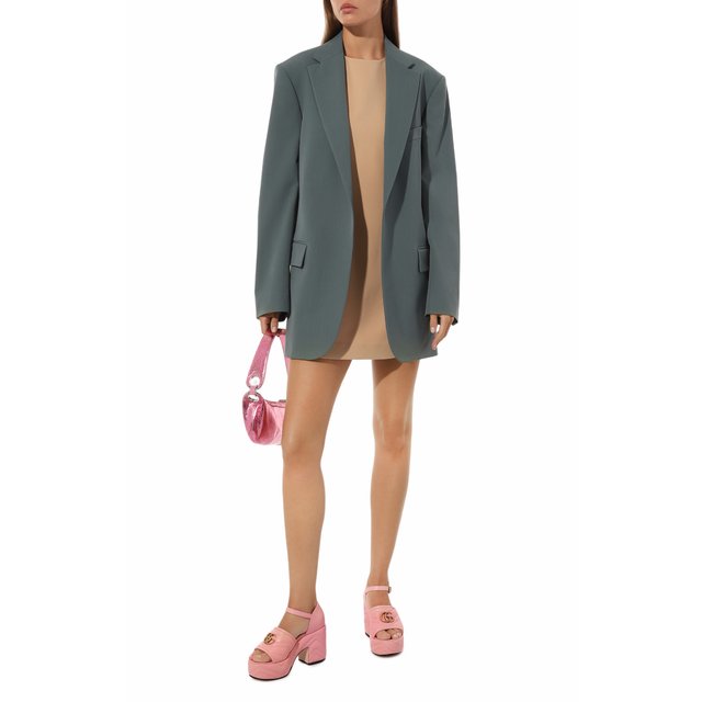 фото Кожаные босоножки gucci