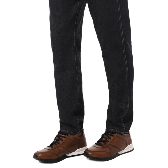 фото Кожаные кроссовки kiton