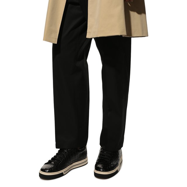 фото Кеды из кожи крокодила roma dolce & gabbana