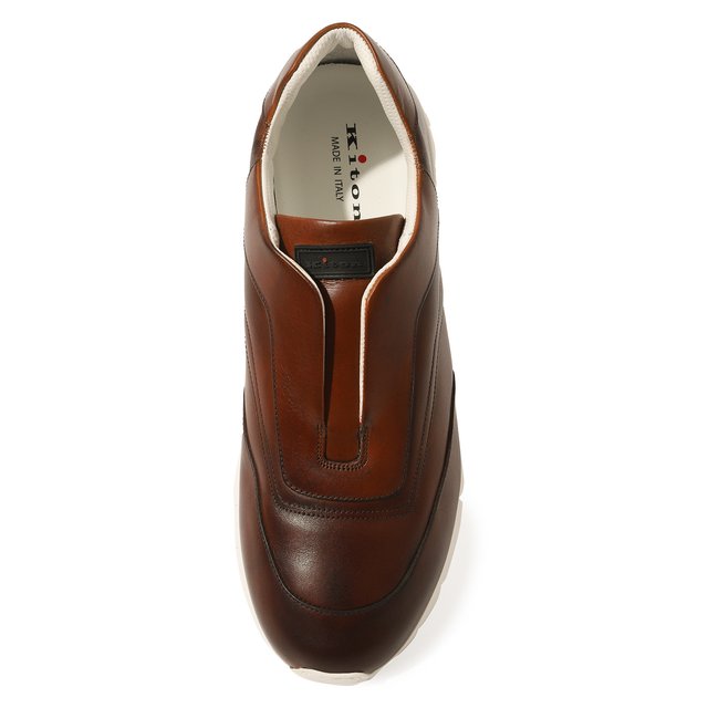 фото Кожаные кроссовки kiton