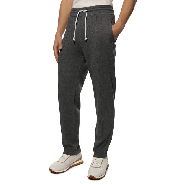 фото Хлопковые брюки brunello cucinelli