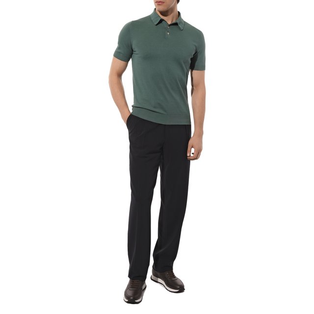 фото Хлопковое поло fedeli