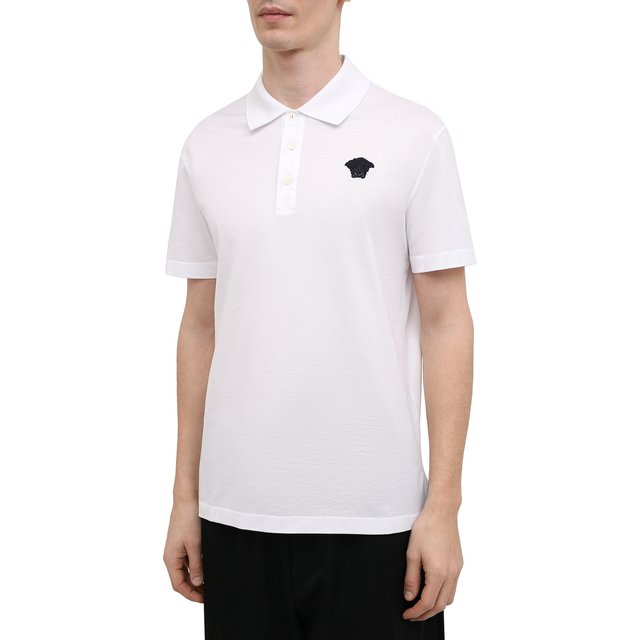 фото Хлопковое поло versace