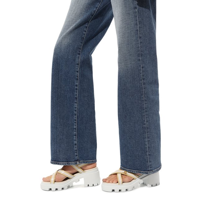 фото Кожаные босоножки gucci