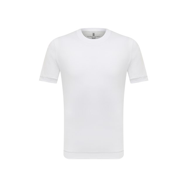 фото Хлопковая футболка brunello cucinelli