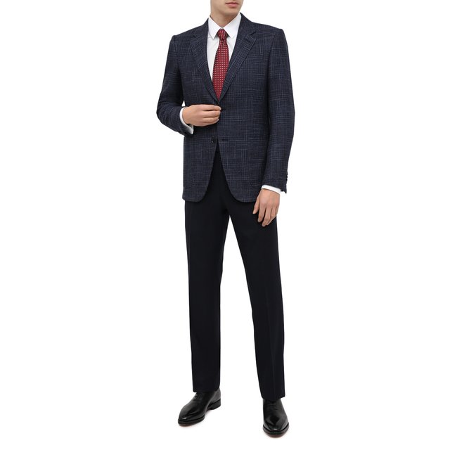 фото Шерстяные брюки прямого кроя tom ford