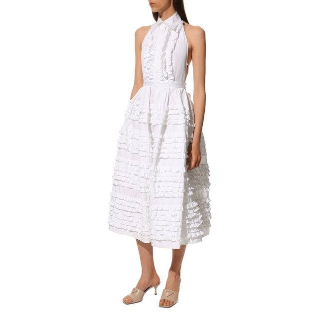 фото Хлопковое платье prada