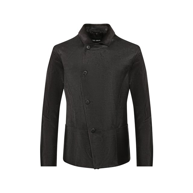 фото Кожаная куртка giorgio armani