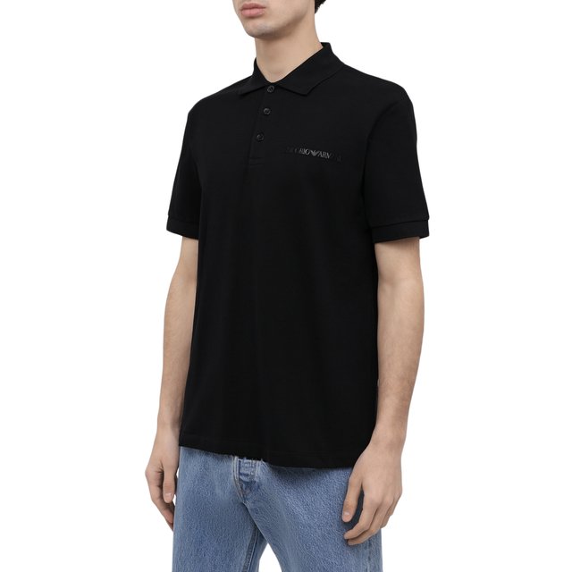 фото Хлопковое поло emporio armani