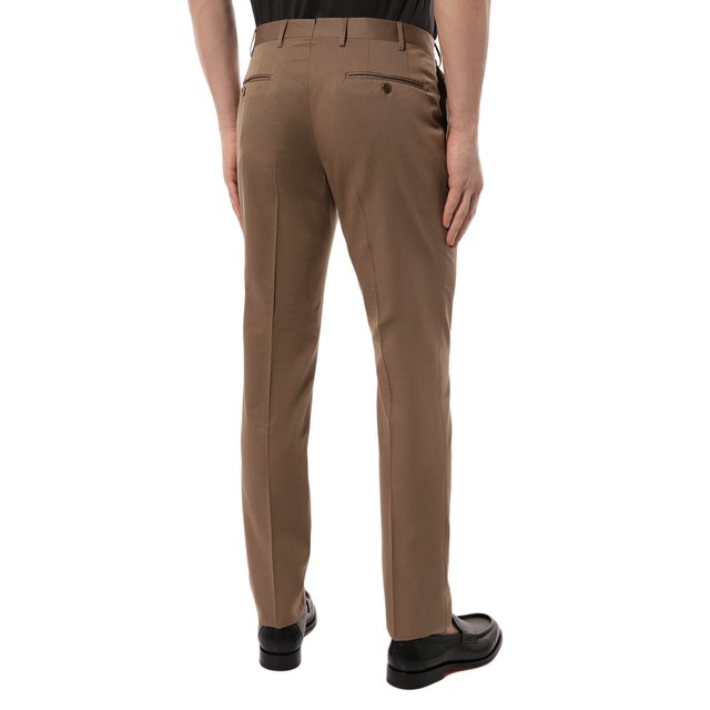 фото Брюки из шерсти и хлопка corneliani