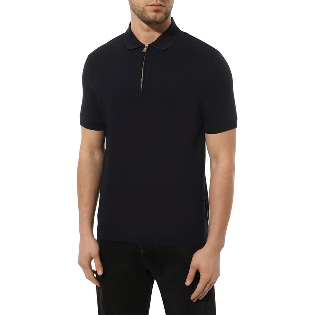 фото Хлопковое поло boss