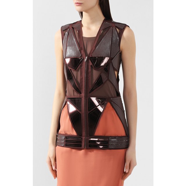 фото Жилет на молнии rick owens