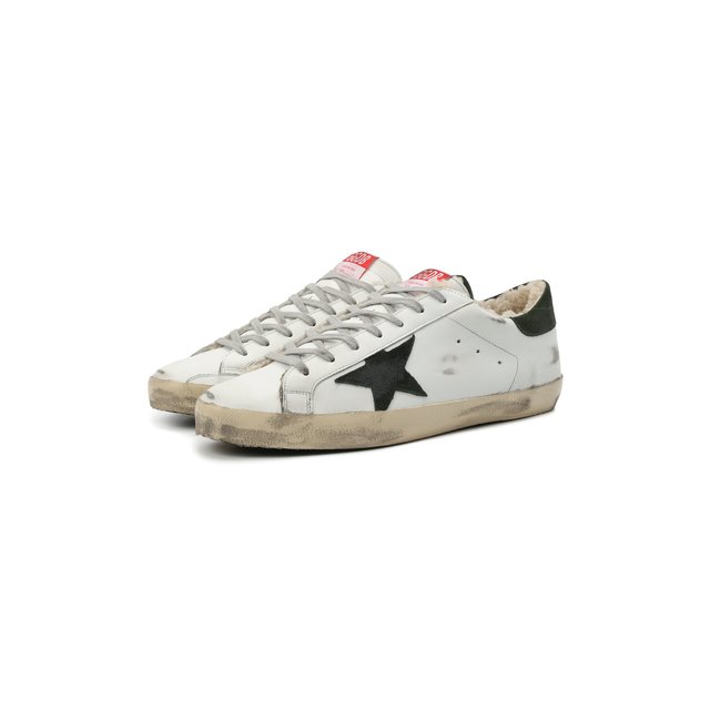 фото Кожаные кеды superstar golden goose deluxe brand