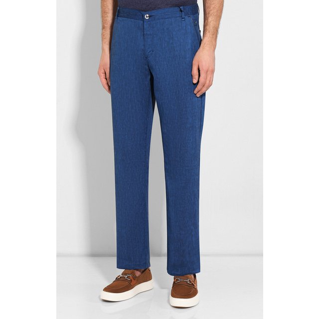 фото Брюки из смеси льна и шерсти zilli