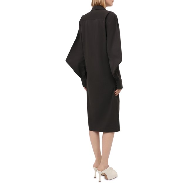 фото Хлопковое платье bottega veneta