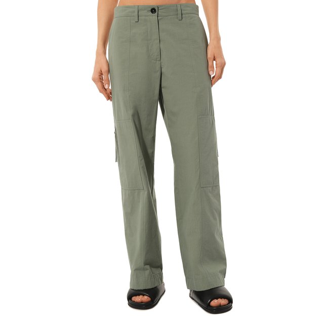 фото Хлопковые брюки jil sander