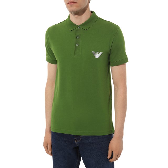 фото Хлопковое поло emporio armani