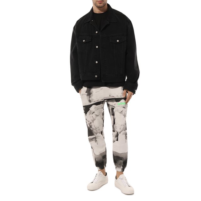 фото Хлопковые брюки diego venturino