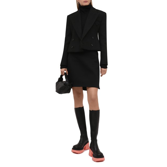 фото Кожаные сапоги bottega veneta