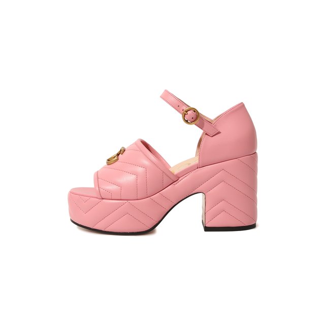 фото Кожаные босоножки gucci