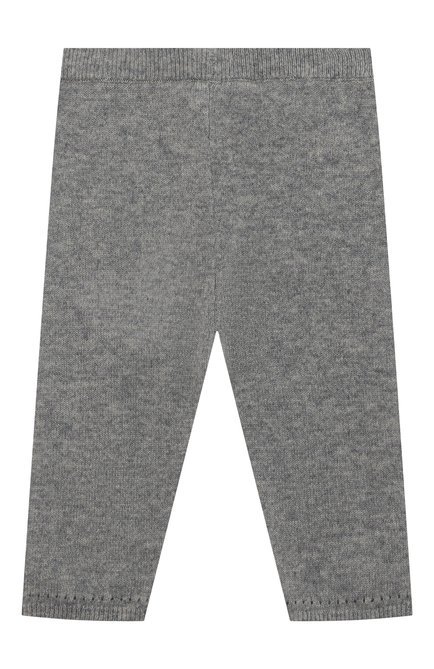 Детские кашемировые брюки OSCAR ET VALENTINE серого цвета, арт. PAN01 | Фото 2 (Кросс-КТ НВ: Брюки; Материал внешний: Шерсть, Кашемир)