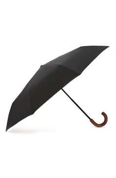 Женский складной зонт с принтом BURBERRY черного цвета, арт. 8005706 | Фото 2 (Материал: Текстиль, Синтетический материал, Металл; Статус проверки: Проверено, Проверена категория)