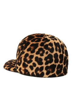 Женская кепка из меха кенгуру FURLAND леопардового цвета, арт. 0228830150003200000 | Фото 3 (Материал сплава: Проставлено; Нос: Не проставлено; Материал: Натуральный мех)