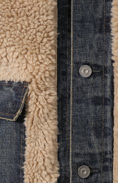 Мужская джинсовая куртка RRL синего цвета, арт. 782753426 | Фото 5 (Кросс-КТ: Куртка, Деним; Рукава: Длинные; Материал внешний: Хлопок, Деним; Материал подклада: Синтетический материал; Мужское Кросс-КТ: Верхняя одежда; Длина (верхняя одежда): Короткие; Статус проверки: Проверена категория)