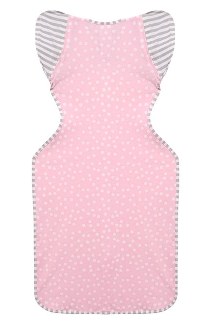Детский комбинезон-мешок переходного этапа LOVE TO DREAM розового цвета, арт. L20 02 085 PK L | Фото 2 (Материал внешний: Хлопок; Рукава: Короткие)