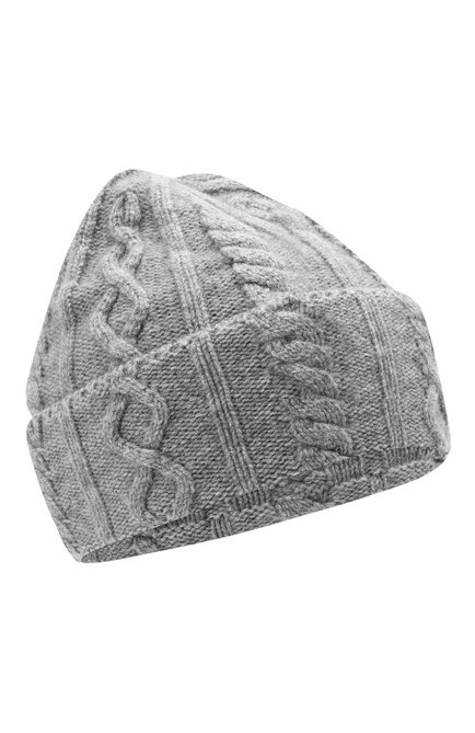 Мужская кашемировая шапка BRUNELLO CUCINELLI серого цвета, арт. M2294030 | Фото 1 (Материал: Кашемир, Шерсть, Текстиль; Кросс-КТ: Трикотаж)