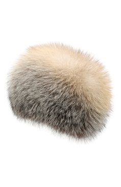 Женская шапка из меха лисы FURLAND серого цвета, арт. 0015309010133600000 | Фото 2 (Материал: Натуральный мех)