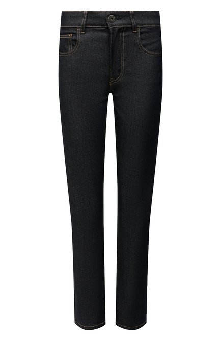 Женские джинсы PRADA темно-синего цвета по цене 83000 руб., арт. GFP458-1X0V-F0008-202 | Фото 1