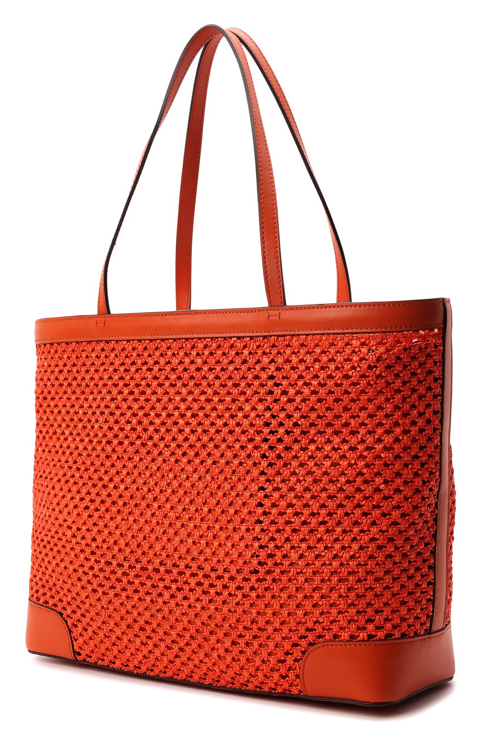 Женский сумка-тоут nine2five JIMMY CHOO оранжевого цвета, арт. NINE2FIVE E/W/VQU | Фото 4 (Сумки-технические: Сумки-шопперы; Материал: Текстиль; Размер: large)