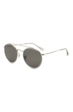 Женские солнцезащитные очки RAY-BAN серого цвета, арт. 3647N-9211B1 | Фото 1 (Кросс-КТ: С/з-унисекс; Региональные ограничения белый список (Axapta Mercury): RU; Тип очков: С/з; Очки форма: Круглые; Оптика Гендер: оптика-унисекс)