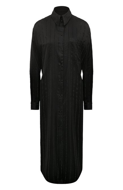 Женская рубашка FILLES A PAPA черного цвета по цене 99500 руб., арт. DIVINE | Фото 1