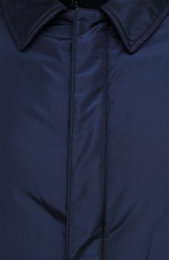 Мужская пуховая куртка ZILLI SPORT темно-синего цвета, арт. MAU-ZS005-00000/0001 | Фото 5 (Кросс-КТ: Куртка; Материал внешний: Шелк, Синтетический материал; Рукава: Длинные; Региональные ограничения белый список (Axapta Mercury): Не проставлено, RU; Материал сплава: Проставлено; Стили: Классический; Мужское Кросс-КТ: Куртка-пуховая; Материал подклада: Синтетический материал; Драгоценные камни: Проставлено; Длина (верхняя одежда): Короткие; Материал утеплителя: Пух и перо)