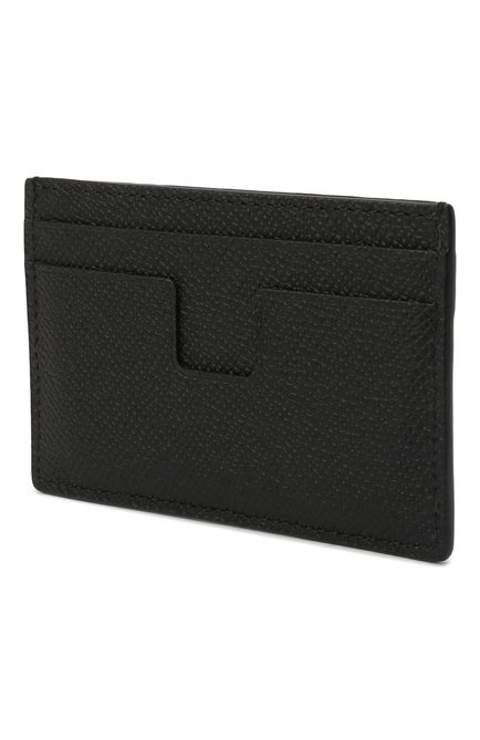 Мужской кожаный футляр для кредитных карт TOM FORD черного цвета, арт. YM232T-LCL081 | Фото 2 (Материал: Натуральная кожа)