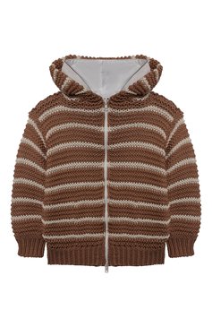 Детская комплект из ветровки и толстовки BRUNELLO CUCINELLI бежевого цвета, арт. B8EM31506A | Фото 1 (Рукава: Длинные; Материал сплава: Проставлено; Кросс-КТ: Лето, Ветровка; Драгоценные камни: Проставлено; Ростовка одежда: 4 года | 104 см, 6 лет | 116 см)