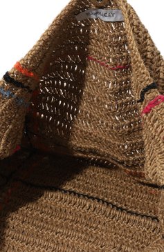 Женский сумка-шопер teresa NANNACAY коричневого цвета, арт. 1588_159 | Фото 4 (Сумки-технические: Сумки-шопперы; Материал сплава: Проставлено; Материал: Текстиль; Драгоценные камни: Проставлено; Размер: large)