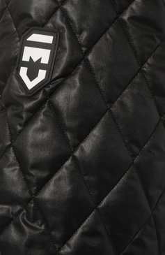 Женская утепленная куртка MIRA черного цвета, арт. VLAD04W/L0G0 | Фото 5 (Кросс-КТ: Куртка, Утепленный; Рукава: Длинные; Длина (верхняя одежда): До середины бедра; Материал внешний: Синтетический материал; Материал подклада: Синтетический  материал; Стили: Кэжуэл)