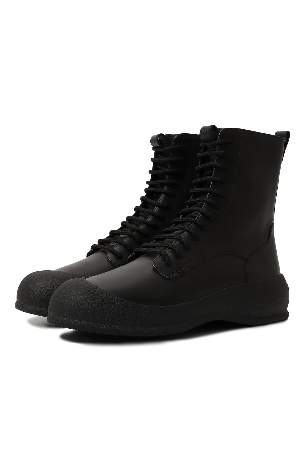 Мужские кожаные ботинки BALLY черного цвета, арт. MSB04G/VT012 | Фото 1 (Каблук высота: Высокий; Материал утеплителя: Натуральный мех; Мужское Кросс-КТ: Ботинки-обувь, зимние ботинки; Материал сплава: Проставлено; Подошва: Плоская; Драгоценные камни: Проставлено)