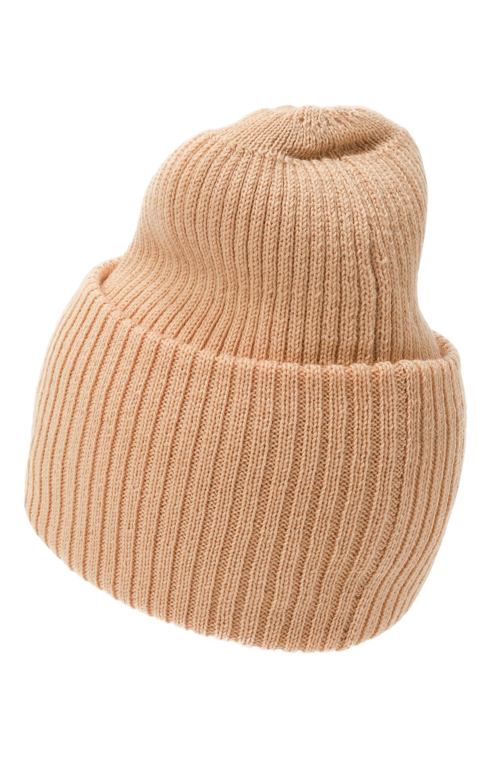 Женская шапка A.T.T. бежевого цвета, арт. Т1714 | Фото 3 (Материал сплава: Проставлено; Нос: Не проставлено)